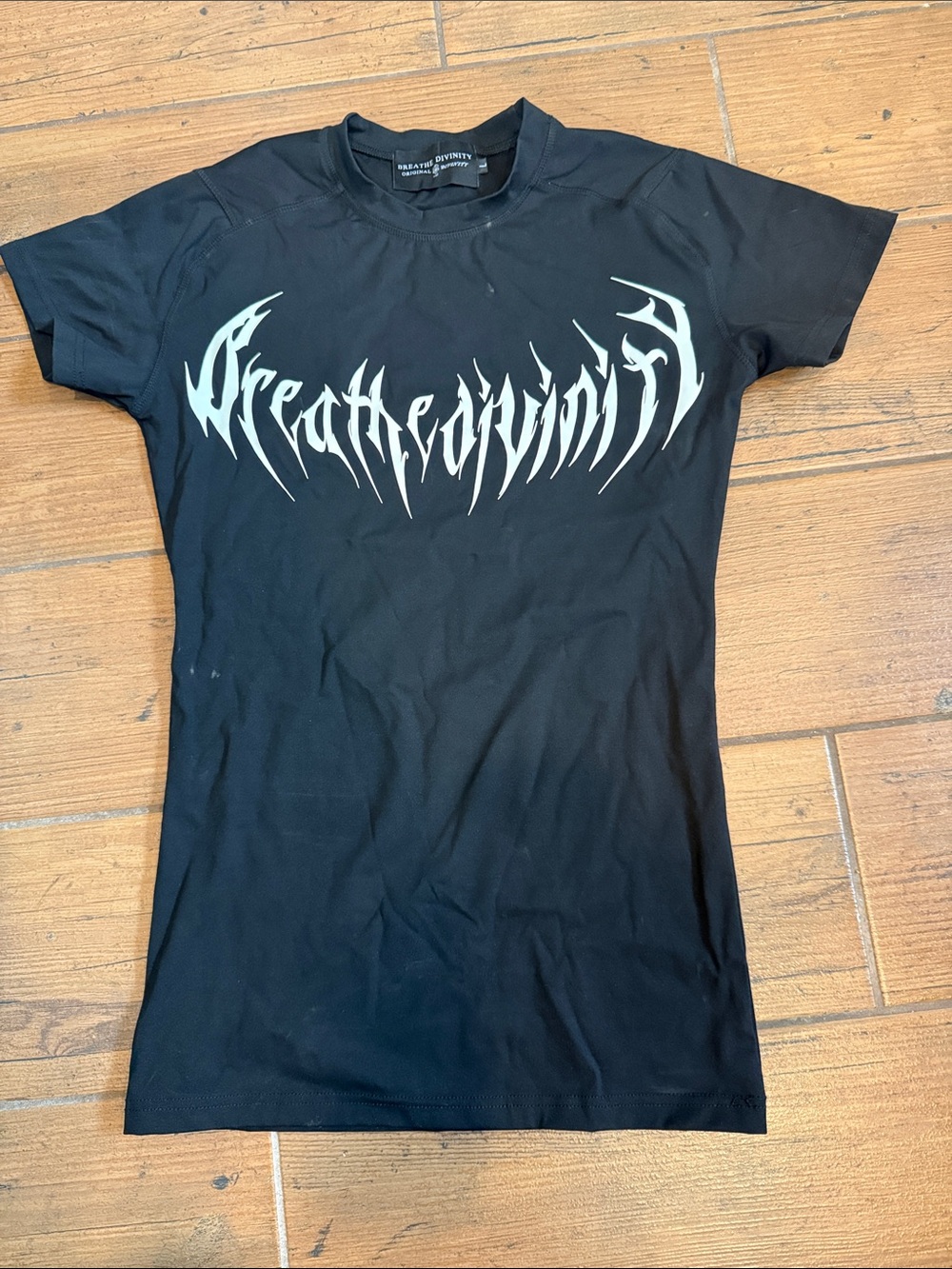 Breathe Denim Black Graphic Crewneck T-Shirt - Men's